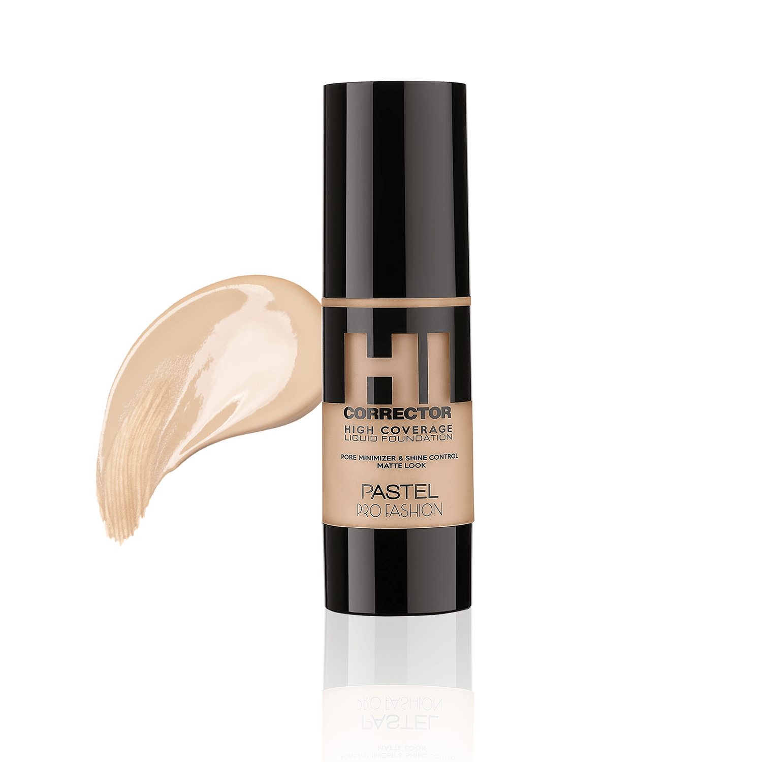 HI CORRECTOR HIGH COVERAGE LIQUID FOUNDATION Pastel Cosmetics