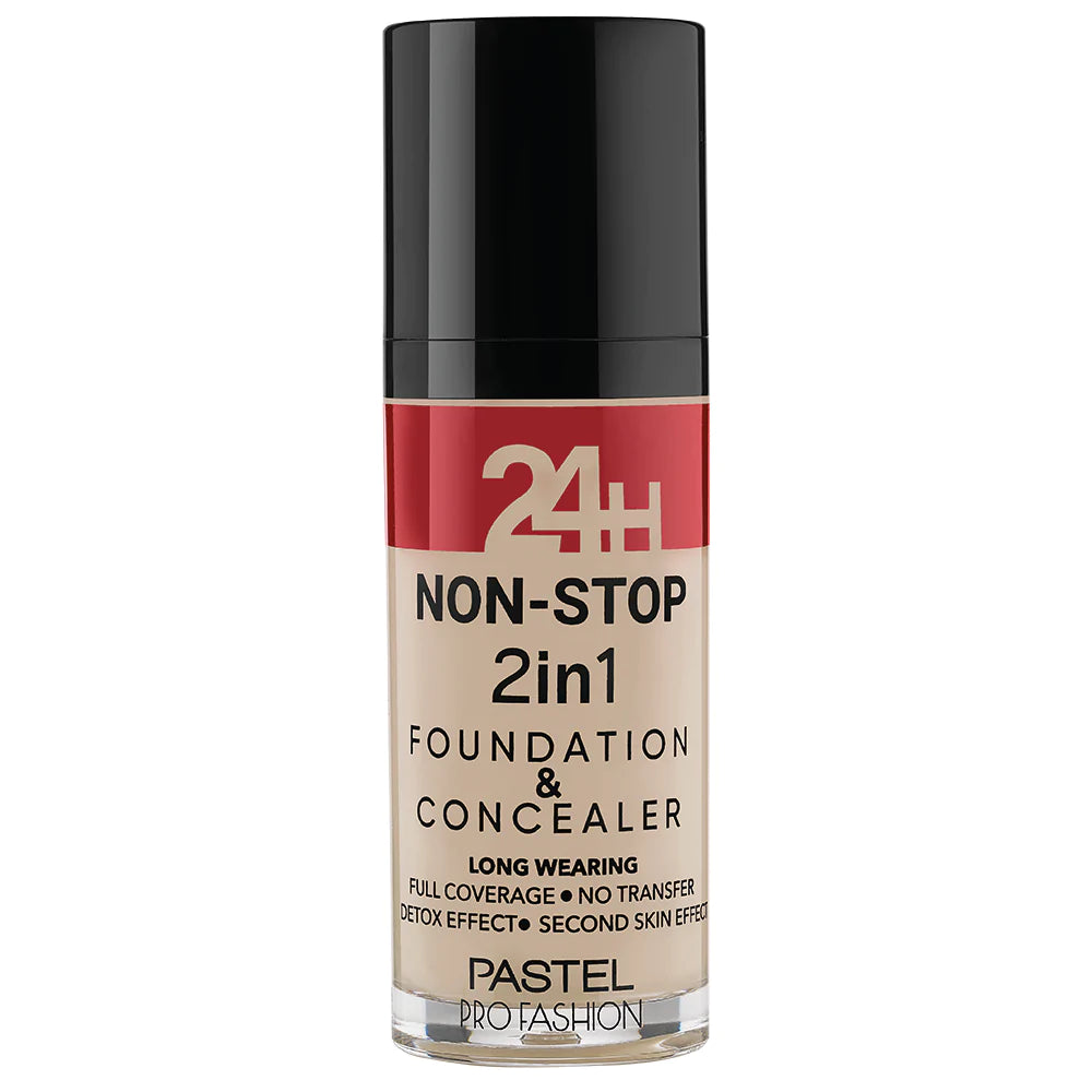 Pastel Profashion 24H Non-Stop 2in1 Foundation & Concealer